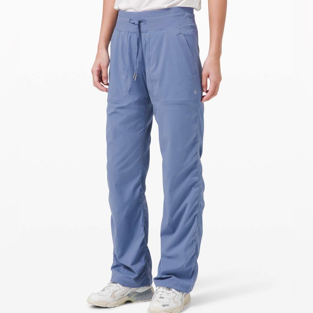 Lululemon Dance Studio Pants Unlined Water Drop Light Blue